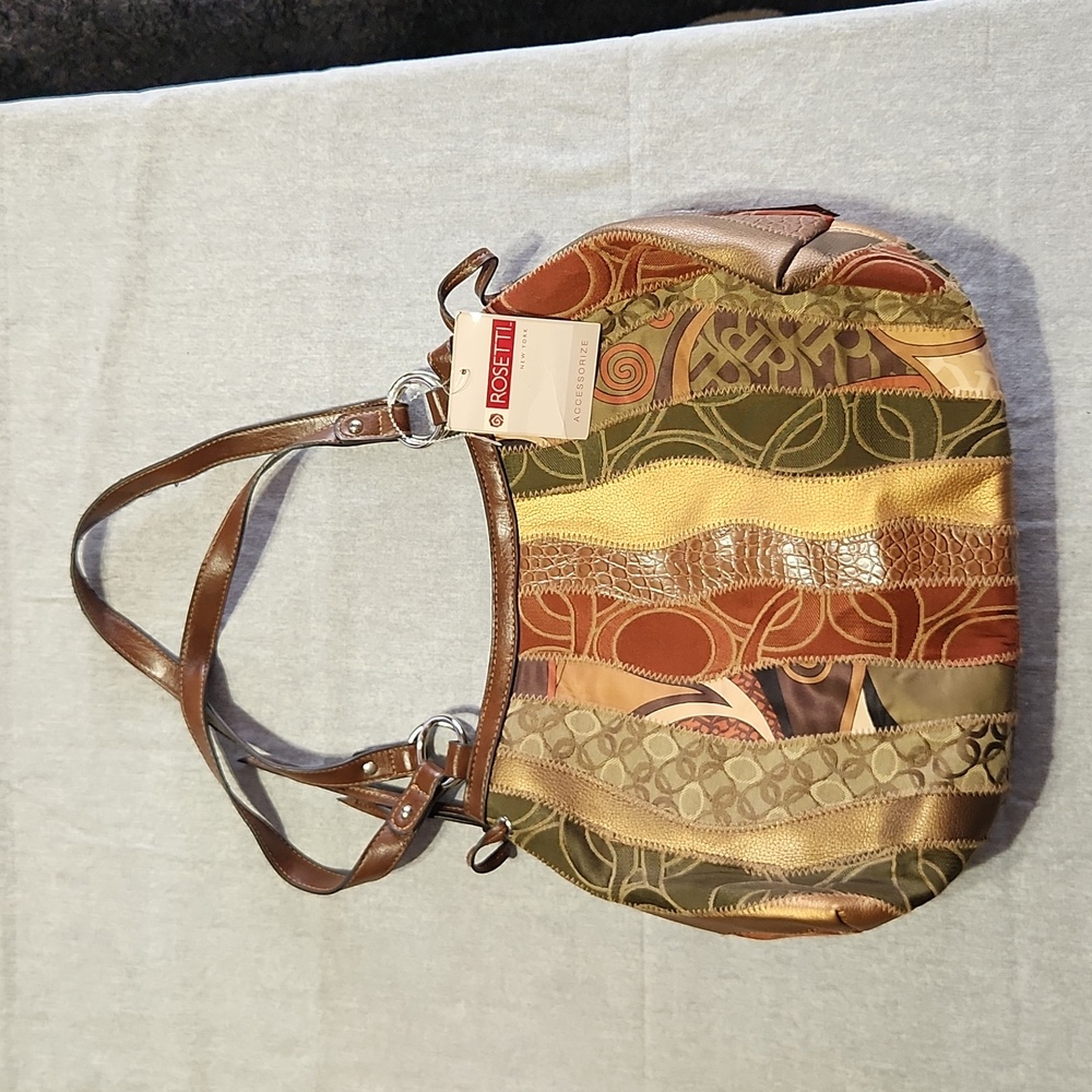 NWT Vintage Rosettie Hobo Style Handbag